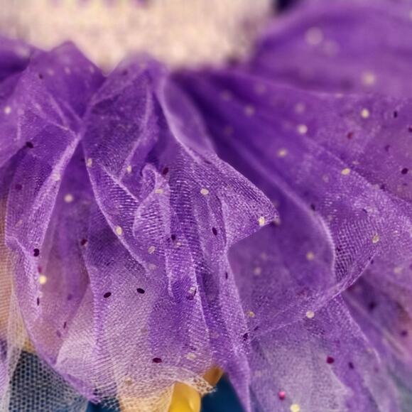 BLACK FRIDAY SALE Baby TuTu Dress & Headband Set Purple & Lav Sz NB - 6 Mos NWT - Picture 7 of 10